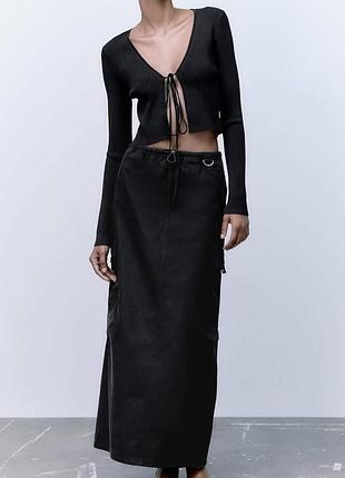 Довга максі спідниця карго zara ✨✨✨✨✨✨✨✨✨✨ 2