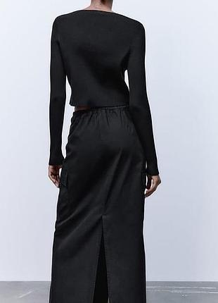 Довга максі спідниця карго zara ✨✨✨✨✨✨✨✨✨✨ 4
