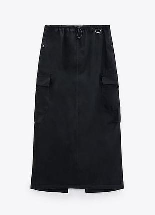Довга максі спідниця карго zara ✨✨✨✨✨✨✨✨✨✨ 5