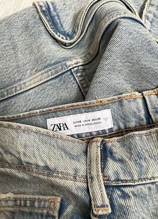 Джинси жіночі zara карго блакитні 3