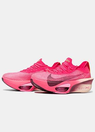 Женские кроссовки nike alphafly 3 hyper pink fd8315-601