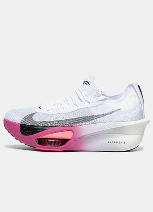 Жіночі кросівки nike alphafly 3 white/vivid grape fd8311-100