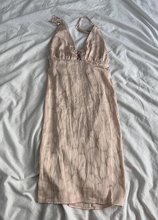 Новое платье комбинация, sleepdress sinsay пудрового цвета, размер l