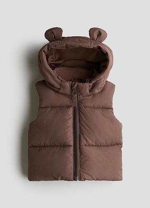Дитяча тепла безрукавка жилетка h&m hm для хлопчика для дівчинки