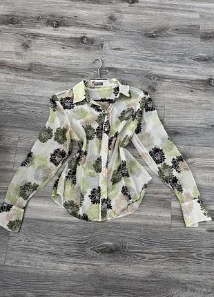 Жіноча блуза ann taylor petite з натурального шовку, квітковий принт, розмір xxs-xs