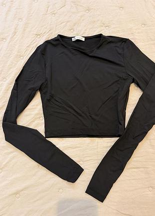 Лонгслів жіночий zara чорний s