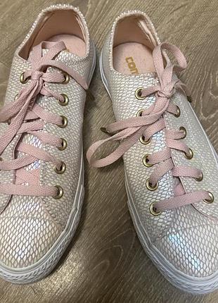 Оригінальні шкіряні кеди converse 6