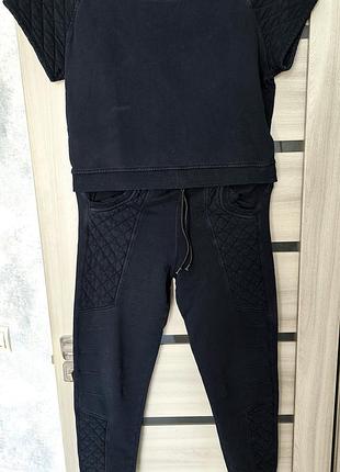 Спортивний костюм жіночий pierre balmain biker style чорний, розмір 40