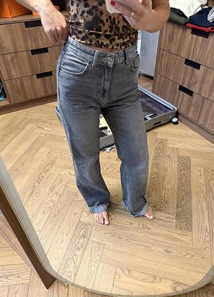 Джинси жіночі zara сірі