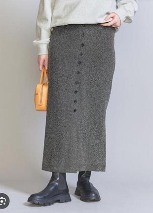 Юбка миди теплая