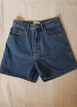 Шорти для дівчаток zara сині джинсові eur 38