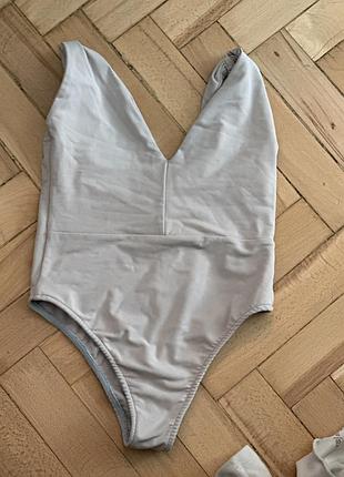 Купальник жіночий суцільний світло-блакитний