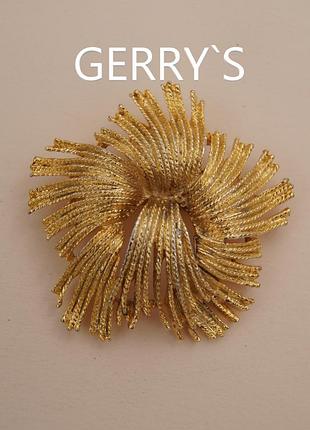 Брошка квітка вінтаж gerry`s