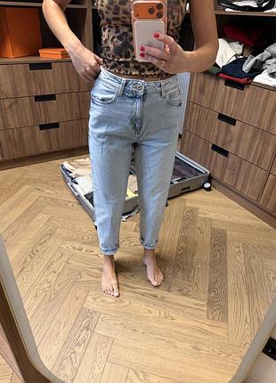 Джинси жіночі zara мом блакитні 36 розмір