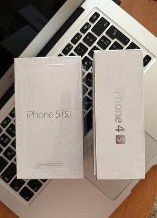 Комплектуючі для мобільних телефонів apple iphone коробки для iphone 4s та 5s
