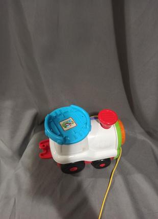 Паровоз каталка из набора vtech go! go! smart animals roll &amp; spin pet train (также известный как super train fantastico-rigolo в серии tut tut ani 8