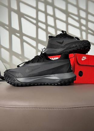 Водонепроникні кросівки nike acg mountain fly low gtx dark grey