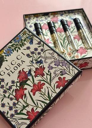 Gucci flora набір мініатюр 2