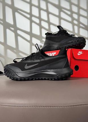 Водонепроникні кросівки nike acg mountain fly low gtx all black