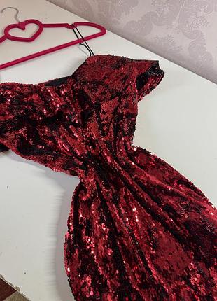 Сукня в паєтки zara 3