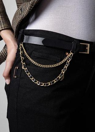 Zadig &amp; voltaire кожаный женский ремень