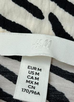 Жіноча блуза зебра h&m 4