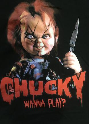 Футболка chucky official merch (size m) / кукла чаки детские игры