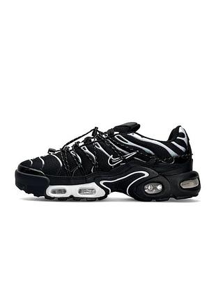 Кроссовки мужские nike air max plus tn lace toggle white black