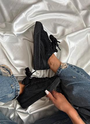 Puma suede xl black 3