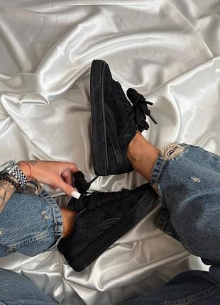 Puma suede xl black 8