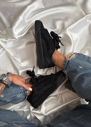 Puma suede xl black 6