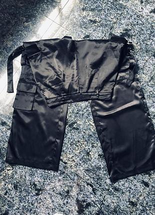 Брюки карго bershka 7