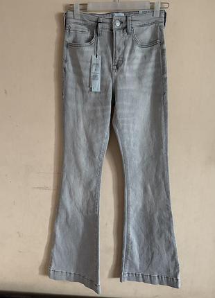 Джинсы клёш буткат river island стрейч 3
