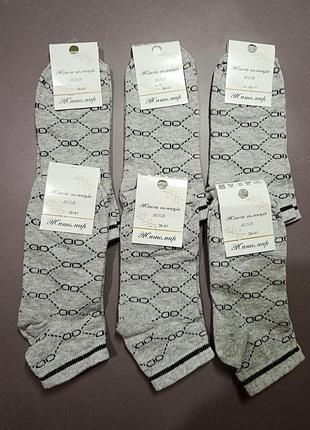 Женские короткие демисезонные носки, набор 6 пар 36-41