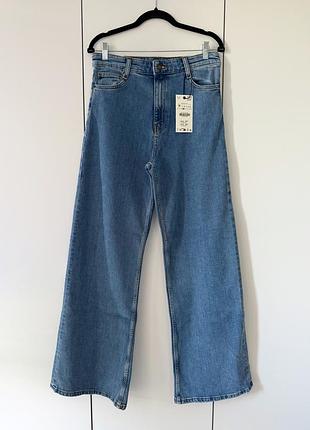 Джинси zara wide leg comfort