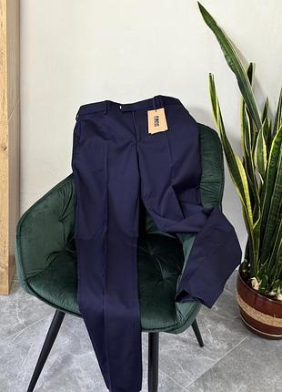 Классические мужские брюки balibaris темно-синего цвета в размере 38 (арт.02130) и 42 (арт.02152)