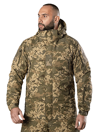 Куртка зимняя тактическая defender 7 level пиксель l
