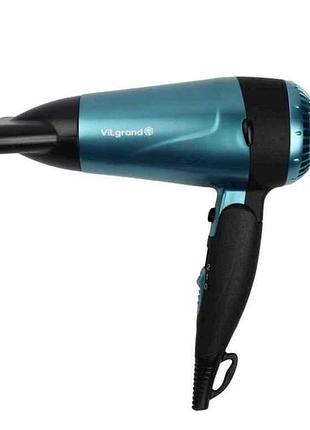 Фен 1800вт 2 швид., складна ручка vhd-1809fh_green тм vilgrand