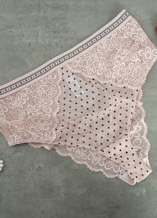 Розовые кружевные трусики marks &amp; spencer