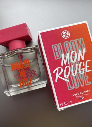 Парфуми yves rocher mon rouge bloom in love, 30 мл, для жінок