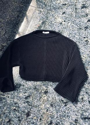 Свитер короткий zara 2