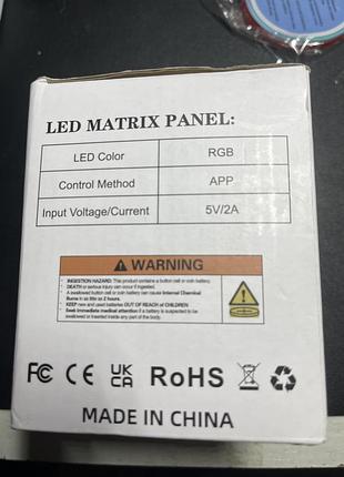 Led-стрічка led matrix panel гнучкий екран 16х32 2