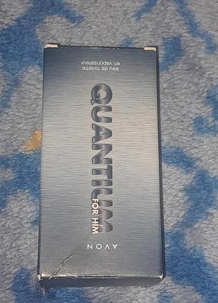 Парфумована вода avon quantium for him 50 мл для чоловіків