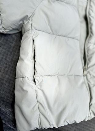 Куртка для дівчинки zara сіра на 152 см 6