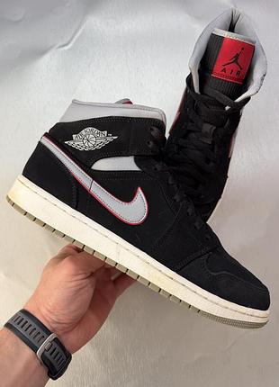 Кросівки air jordan 1 mid black