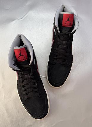 Кросівки air jordan 1 mid black 2