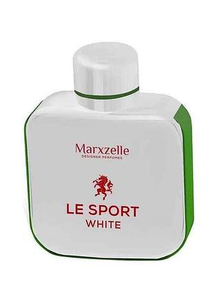 Парфумована вода для чоловіків 100мл le sport white тм marxzelle