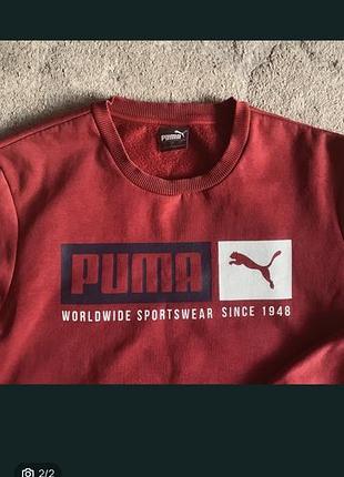 Світшот puma червоний 2