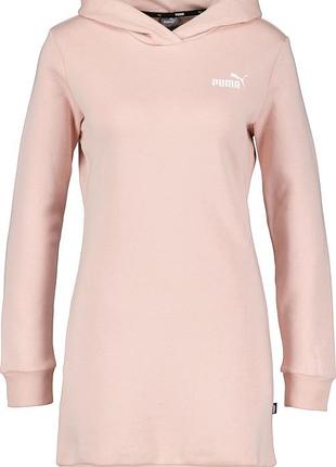 Платье-худи для девочки puma ess logo hooded dress 670309-47 146-152, 158-164 розовое