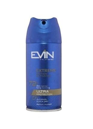 Дезодорант-антиперспірант evin спрей чоловічий extreme 150 мл
